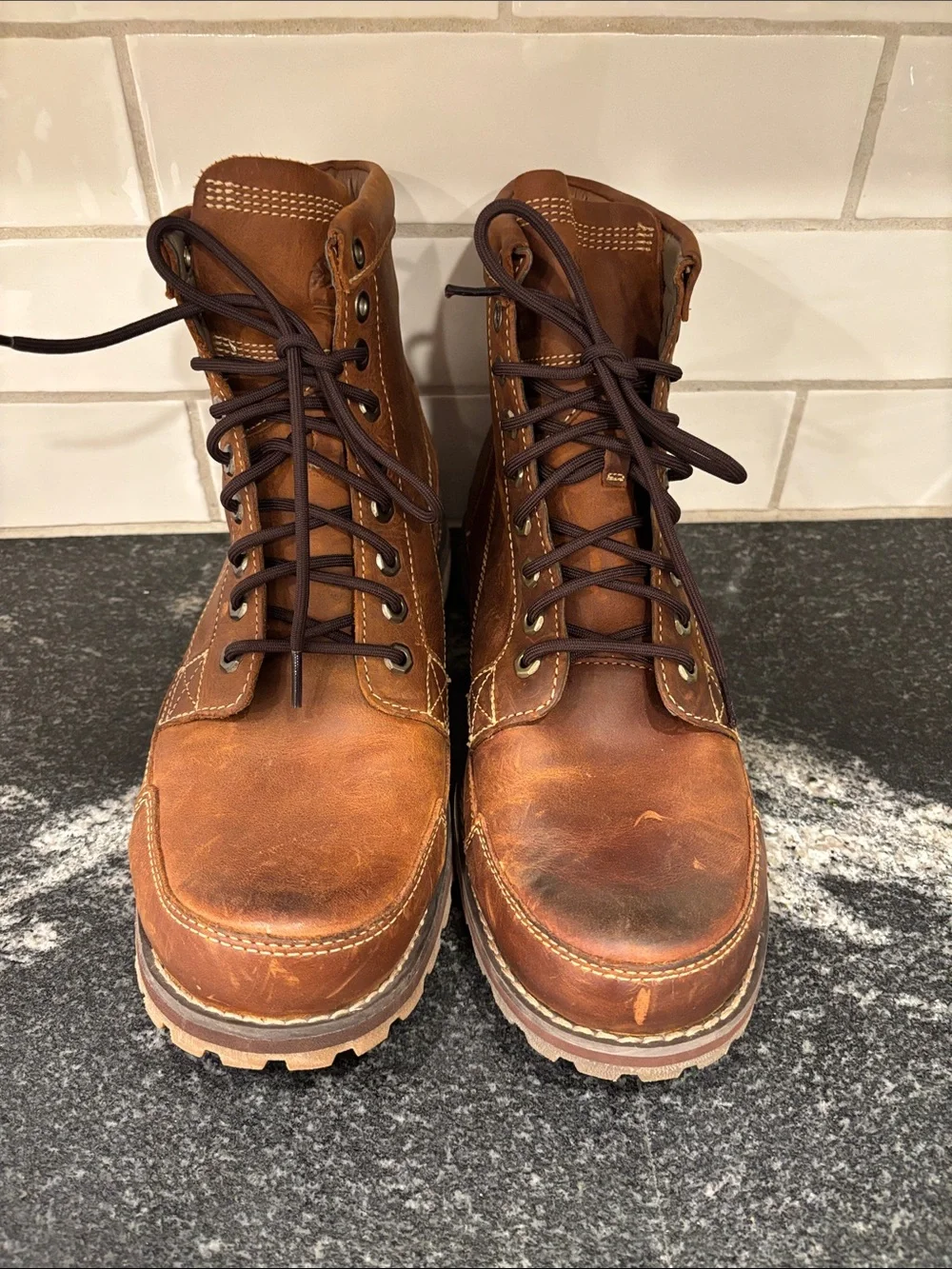 Timberland Earthkeepers Original 6-Inch Boots – Men’s Size 11 – Medium Brown